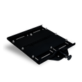 Load image into Gallery viewer, Black large mounting plate with multiple silver attachment points and a handle, designed for Pelican Air 1555 case.