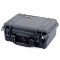 Load image into Gallery viewer, Black hard-shell protective case with reinforced corners and secure latches, Pelican Protector 1450 model.