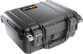 Load image into Gallery viewer, Black hard-shell Pelican Protector 1400 case with secure latches and reinforced corners.