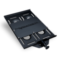 Load image into Gallery viewer, Black aluminum XXXL Mount with quick-release mechanism and The Mounting Co. logo, designed for heavy-duty gear attachment.
