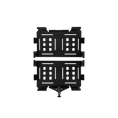 Load image into Gallery viewer, Black CR90 Pelican Crate 90 Mount with reinforced edges and mounting points on sides and bottom.
