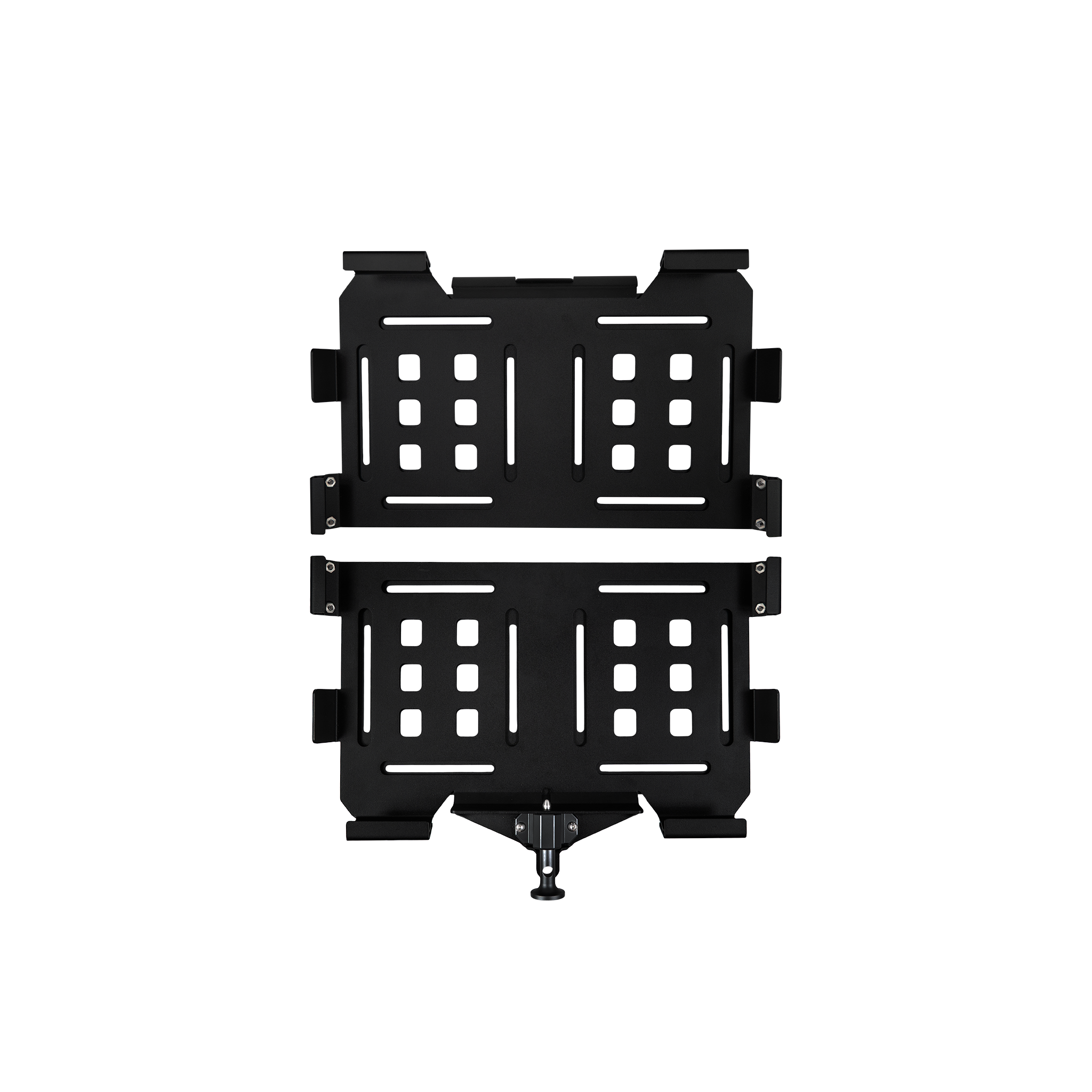 Black CR90 Pelican Crate 90 Mount with reinforced edges and mounting points on sides and bottom.
