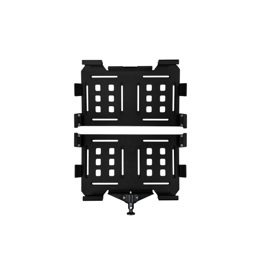 Black CR90 Pelican Crate 90 Mount with reinforced edges and mounting points on sides and bottom.