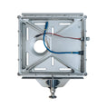 Load image into Gallery viewer, Metal Starlink Mini mount with adjustable joints and attached blue and red wires.

