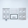 Load image into Gallery viewer, Silver aluminum XXXL Mount with multiple circular cutouts and quick-release pins displayed on a white background.
