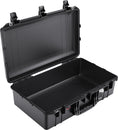 Load image into Gallery viewer, Large black Pelican Air 1555 carrying case with open lid and secure latches.
