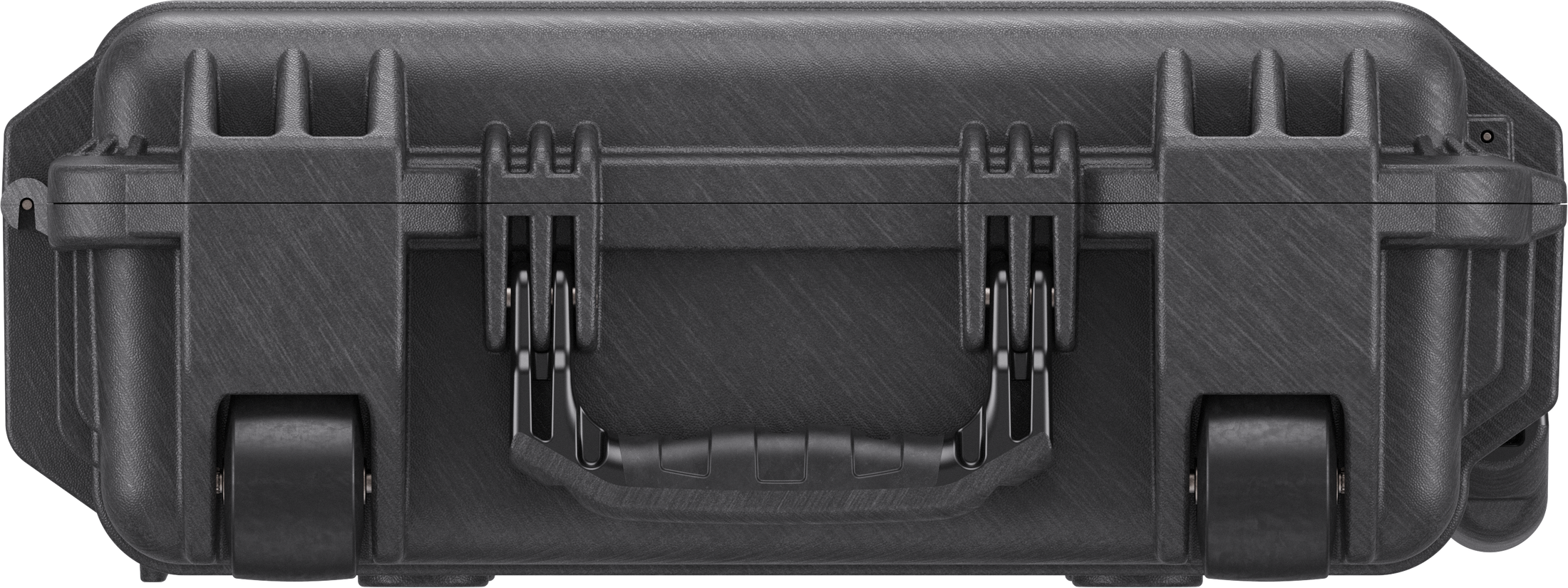 Black XL Pelican Protector 1700 hard case with double latches and sturdy handle.